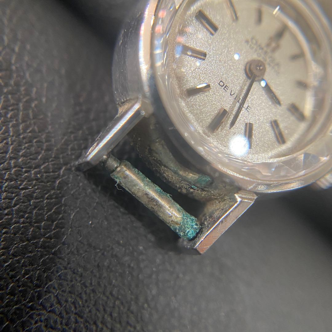 【OMEGA DE VILLE】オメガ デビル　時計　カットガラス