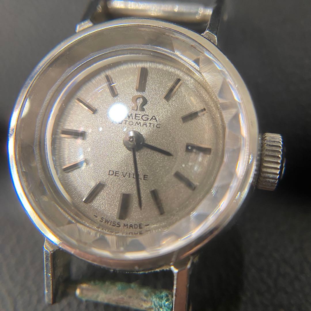 【OMEGA DE VILLE】オメガ デビル　時計　カットガラス