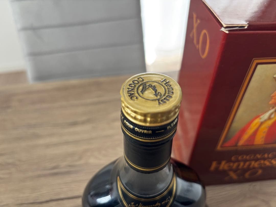 ヘネシー XO Hennessy 金キャップ クリアボトル 未開栓700ml