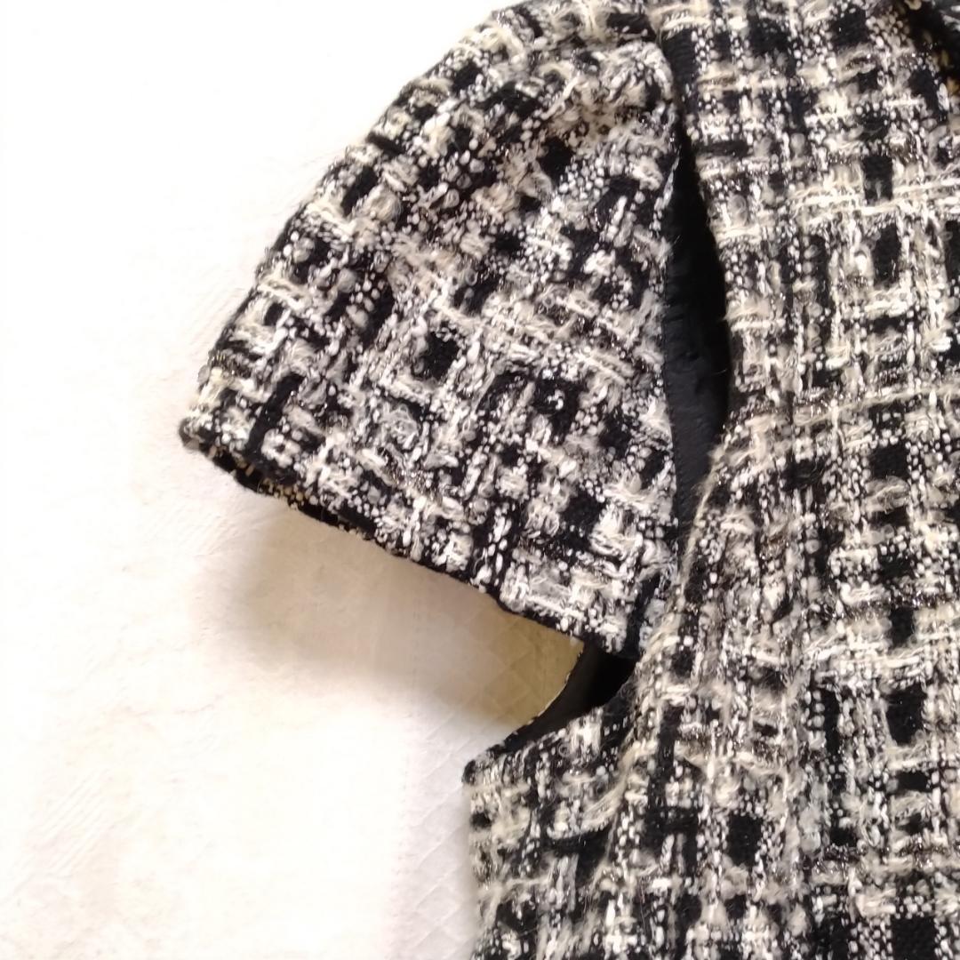 TO BE CHIC 大きいサイズ　ツイードワンピース 44