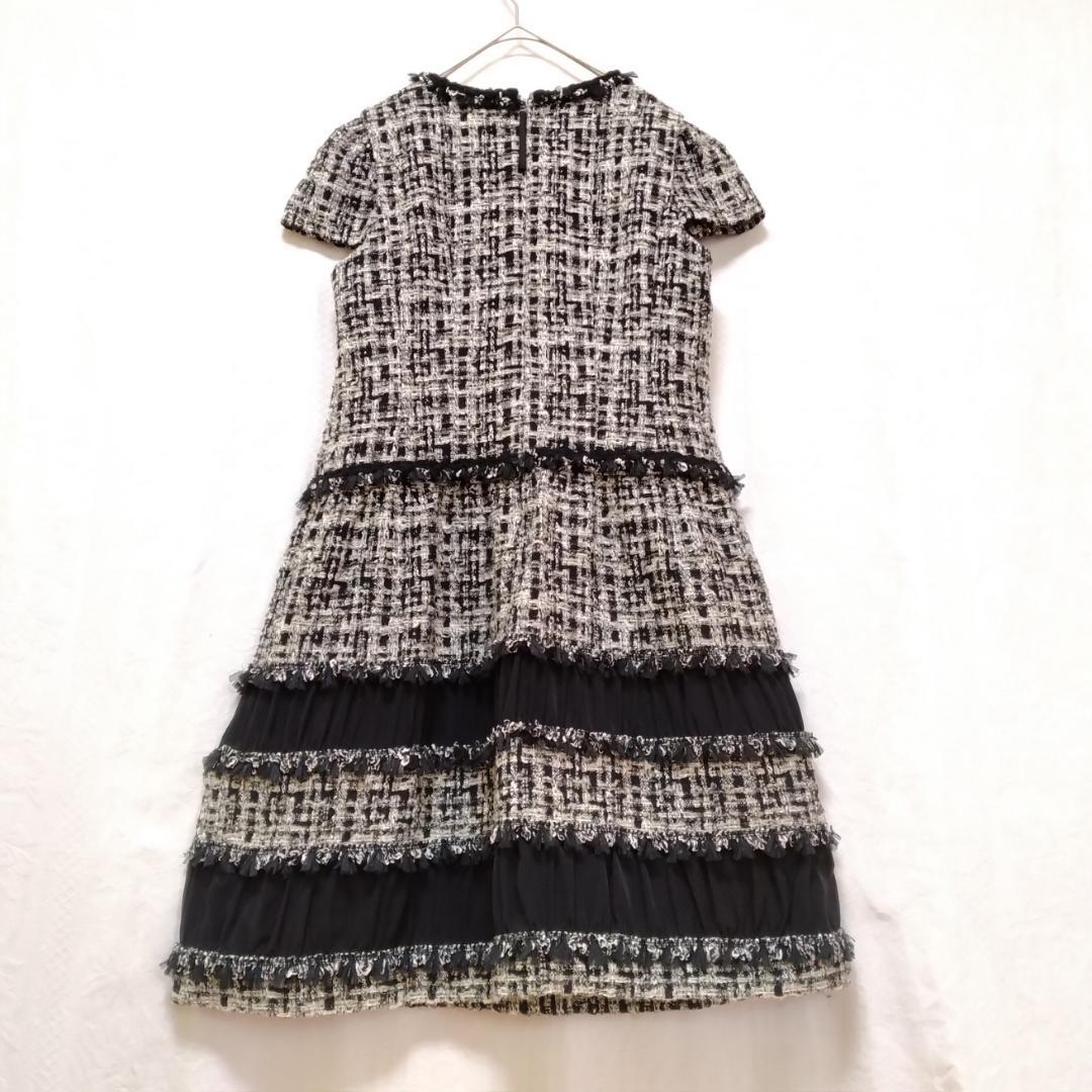 TO BE CHIC 大きいサイズ　ツイードワンピース 44