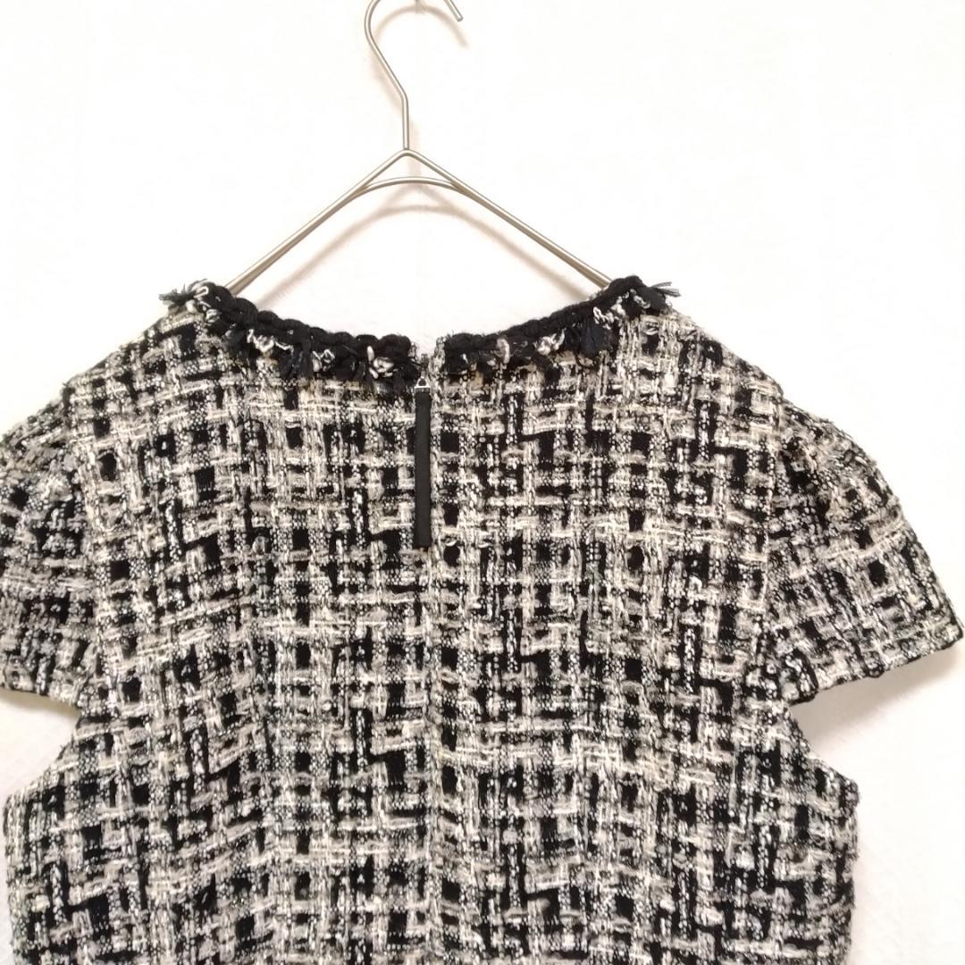 TO BE CHIC 大きいサイズ　ツイードワンピース 44