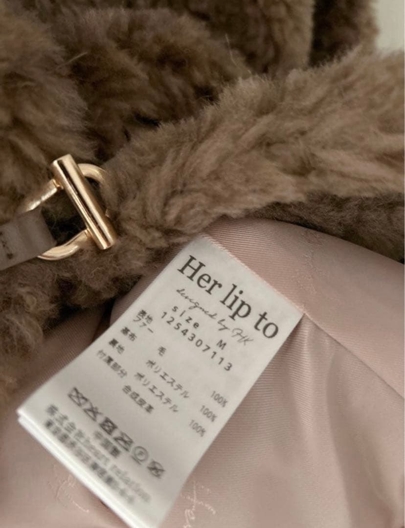 【2/15まで】herlipto Bambina Faux Fur Coat