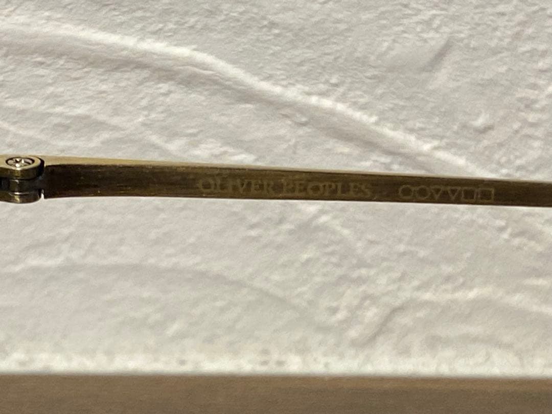 オリバーピープルズ　Waterston ラウンド グリーンレンズ