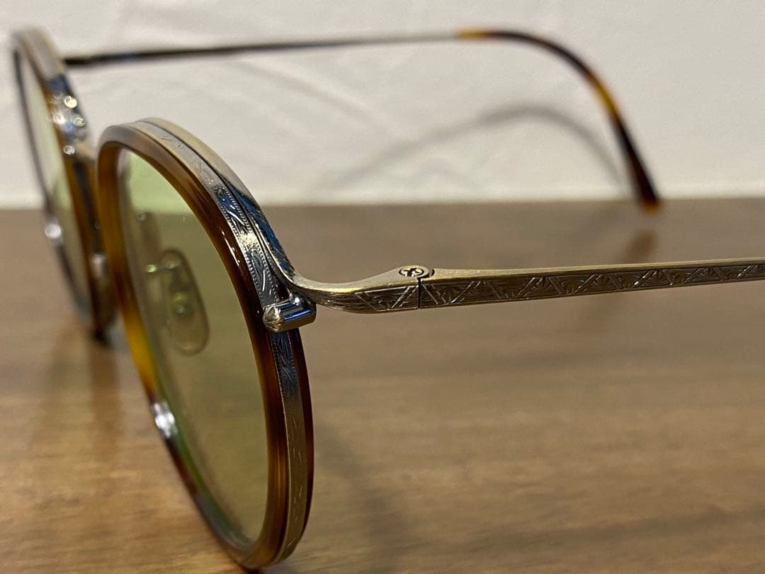 オリバーピープルズ　Waterston ラウンド グリーンレンズ