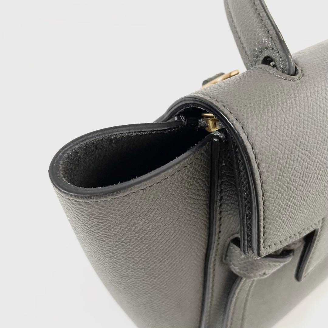 【美品】CELINE セリーヌ 2way ショルダーバッグ ベルトバッグ ナノ