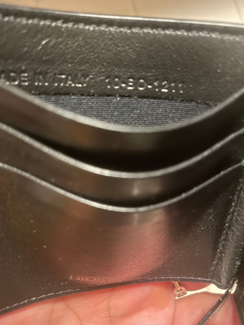 Dior ブラック マネークリップ