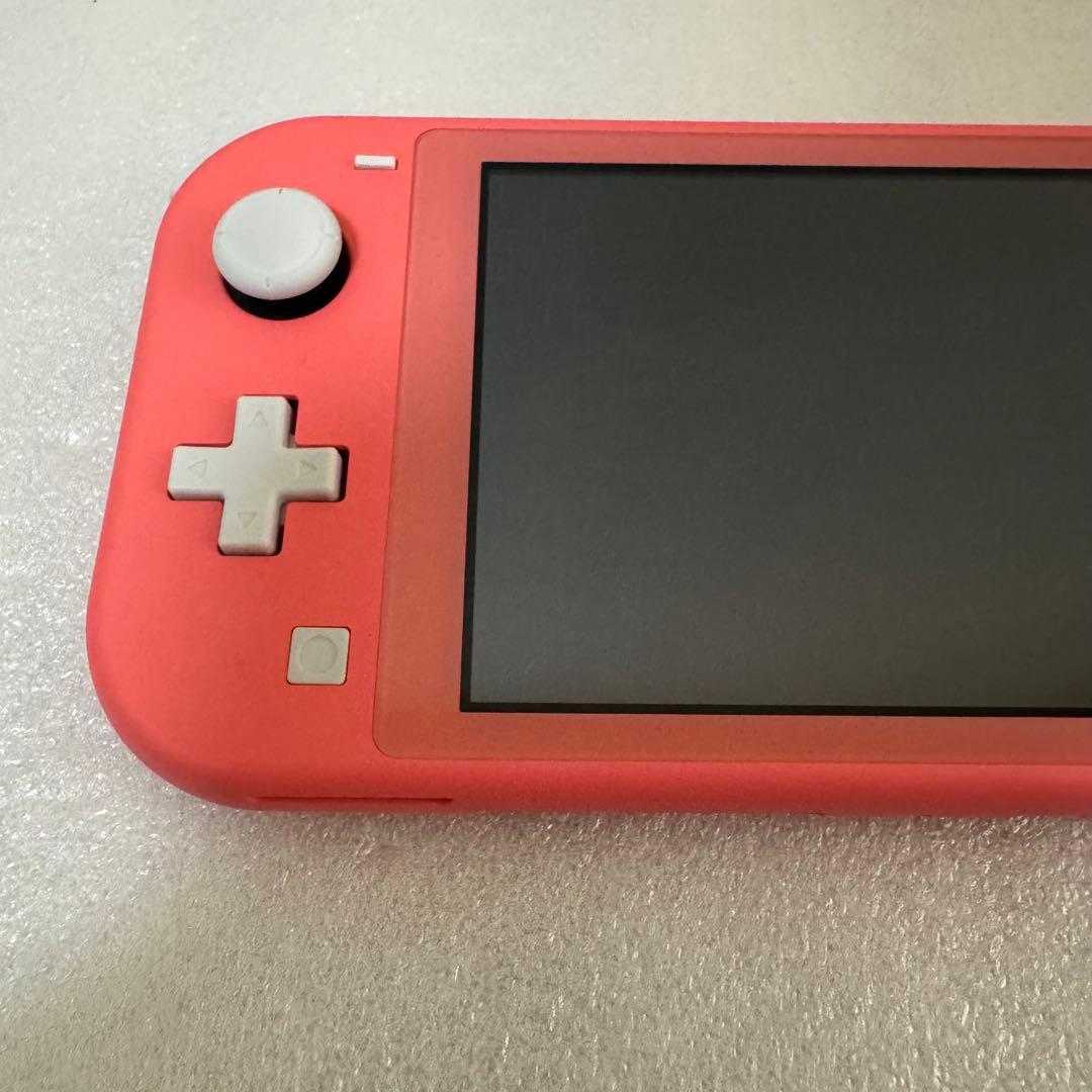 任天堂 スイッチライトSwitch lite コーラルピンク 完品 おまけ付き