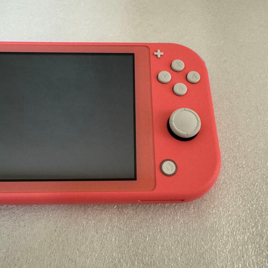 任天堂 スイッチライトSwitch lite コーラルピンク 完品 おまけ付き