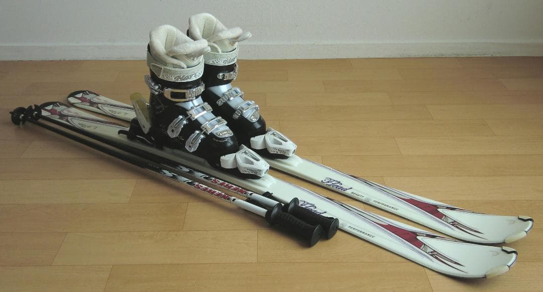 ■■送料無料■HEAD＋Hart■女性用スキーセット■142/23.5■WAX■