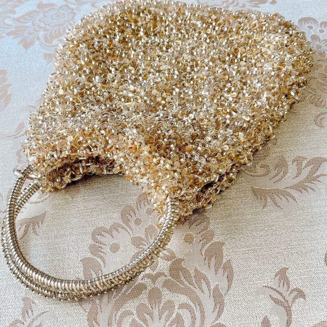 アンテプリマ　ワイヤーグリッター　シルバーゴールド　ハンドバッグ　パーティーに♡