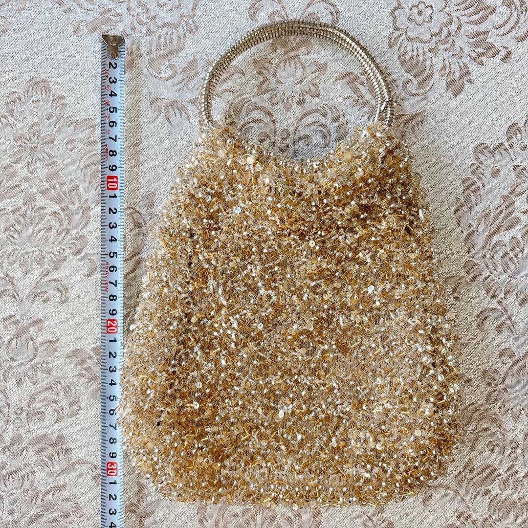 アンテプリマ　ワイヤーグリッター　シルバーゴールド　ハンドバッグ　パーティーに♡