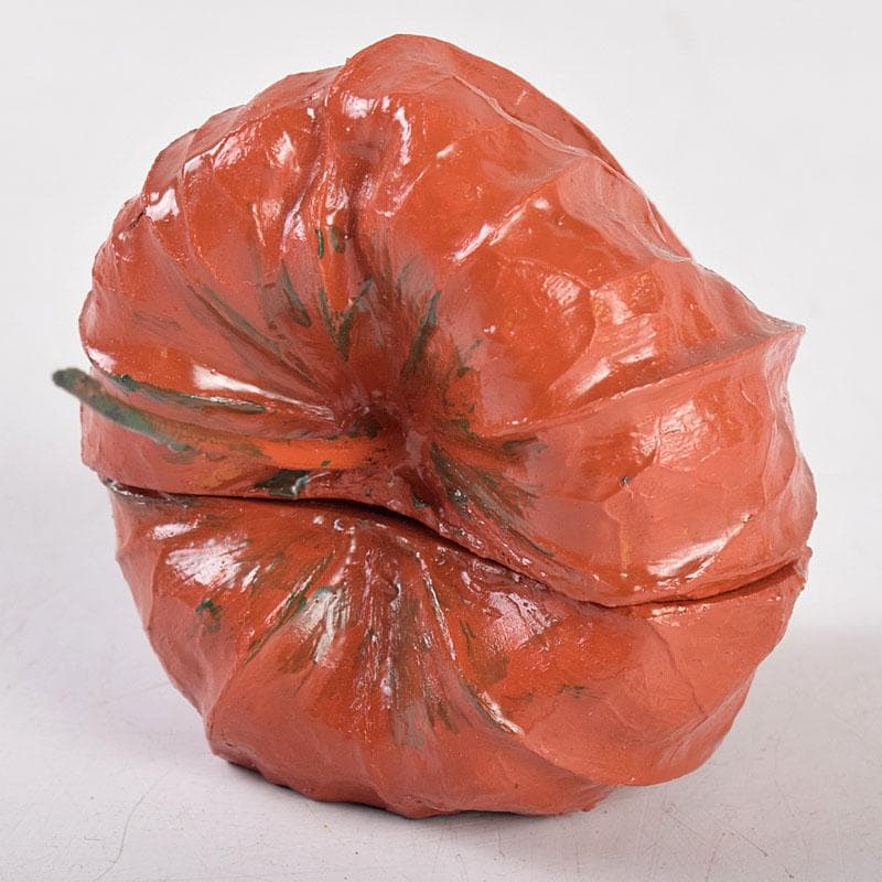 茶道具　田中健智作　乾漆　ほおずき香合　共箱　V　8387