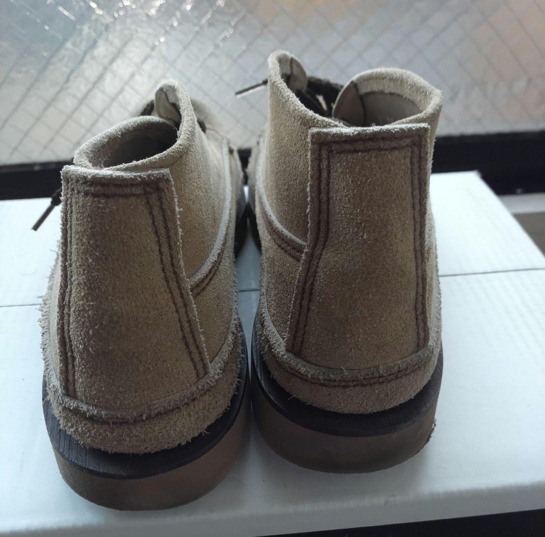 ベージュ スエードラッセル モカシン 8 EE