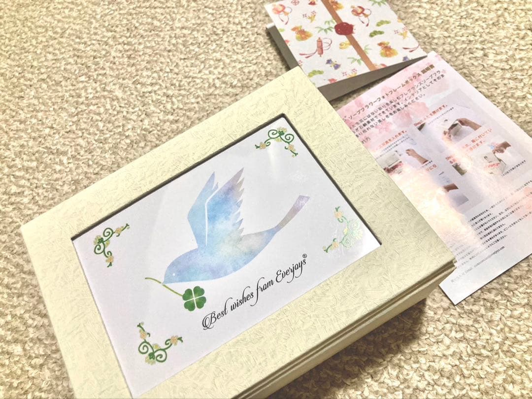 9個セット　ソープフラワー フォトフレーム 写真立て 敬老の日 プレゼント