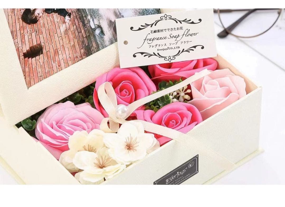 9個セット　ソープフラワー フォトフレーム 写真立て 敬老の日 プレゼント