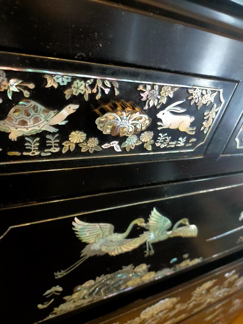 高級 螺鈿細工 韓国 漆器 伝統工芸 定価100万円以上