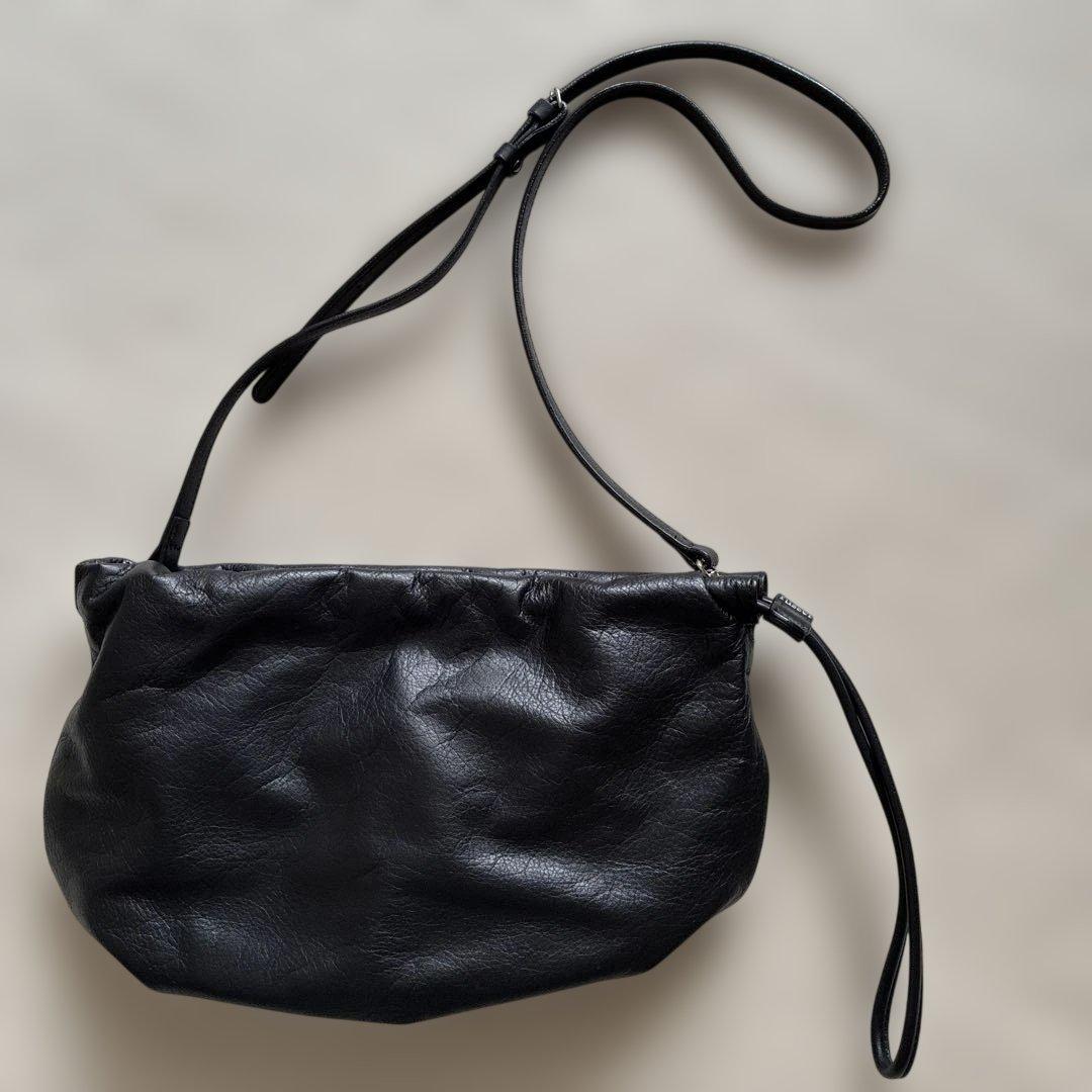 russet ラシット レザー巾着4WAYショルダーバッグ