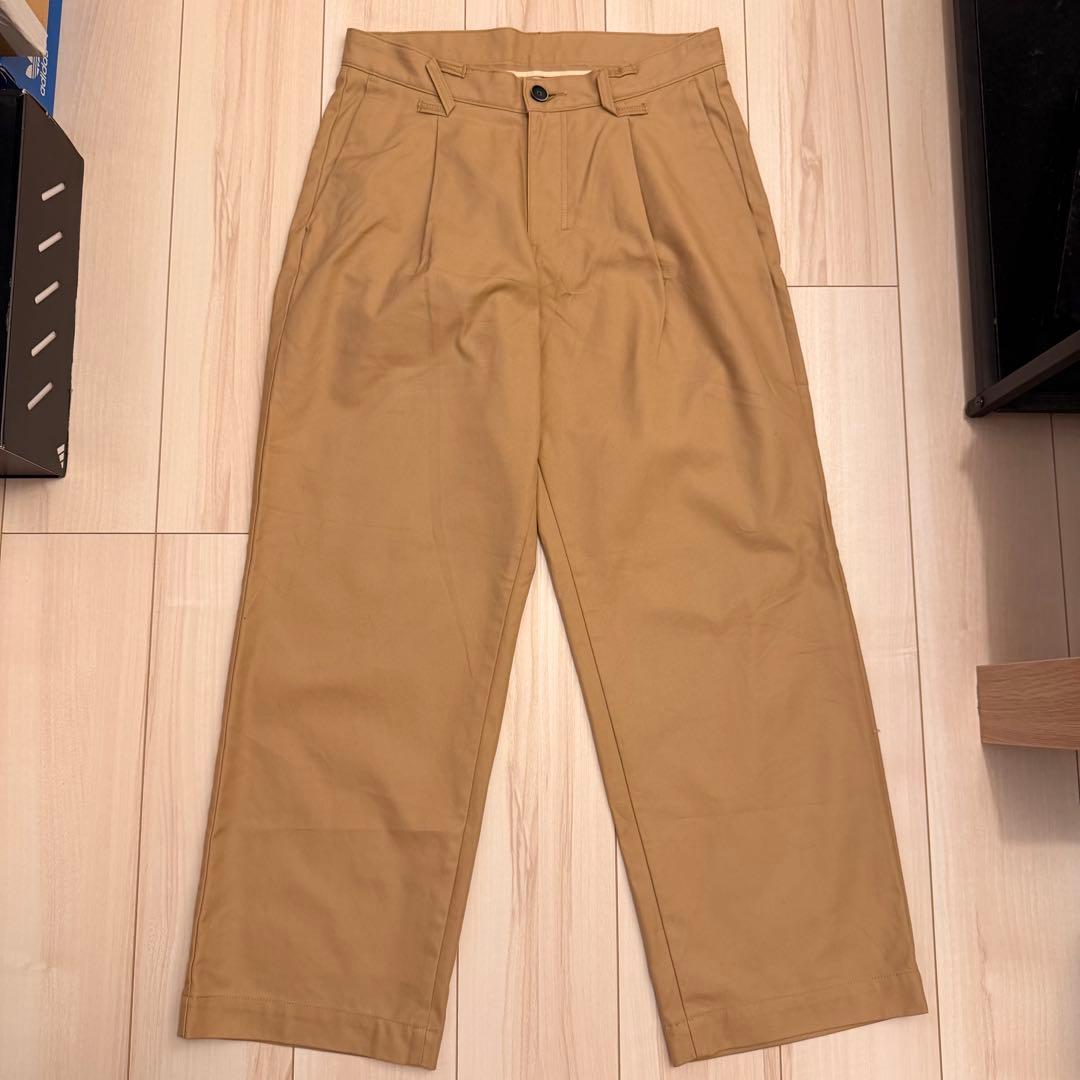 パンツ simply complicated LOOSE FIT CHINO BEIGE