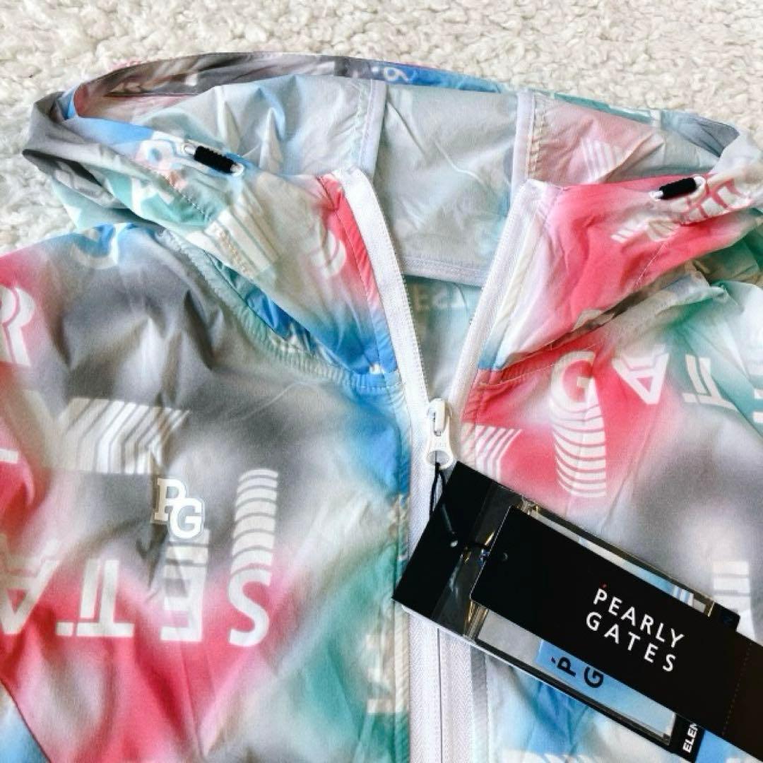 【40,700円 新品】パーリーゲイツ グラデーション柄 撥水 ジップブルゾン