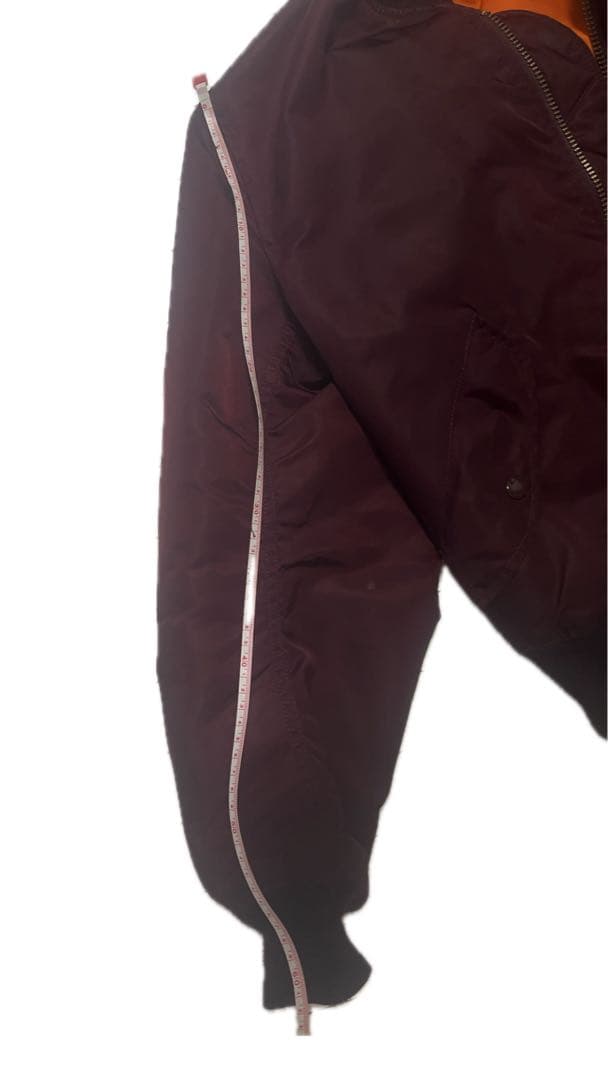 Alpha 90sバーガンディ MA-1ジャケット