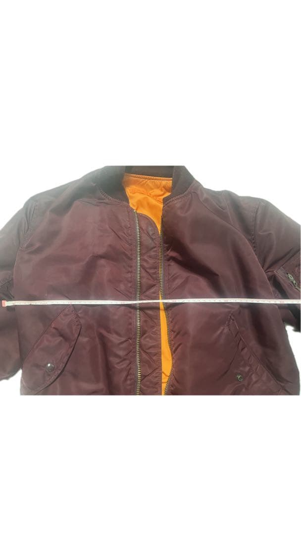 Alpha 90sバーガンディ MA-1ジャケット