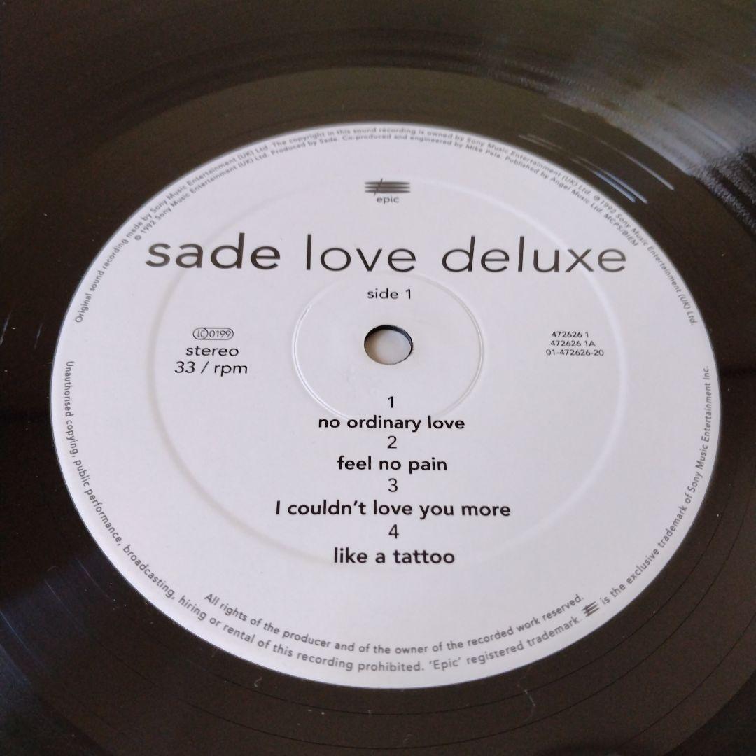 sade「love deluxe」LP