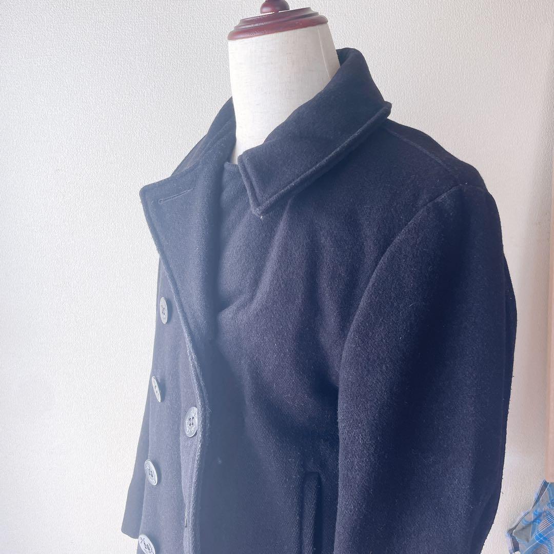 US NAVY Schott製 米軍 Pコート USA製 42