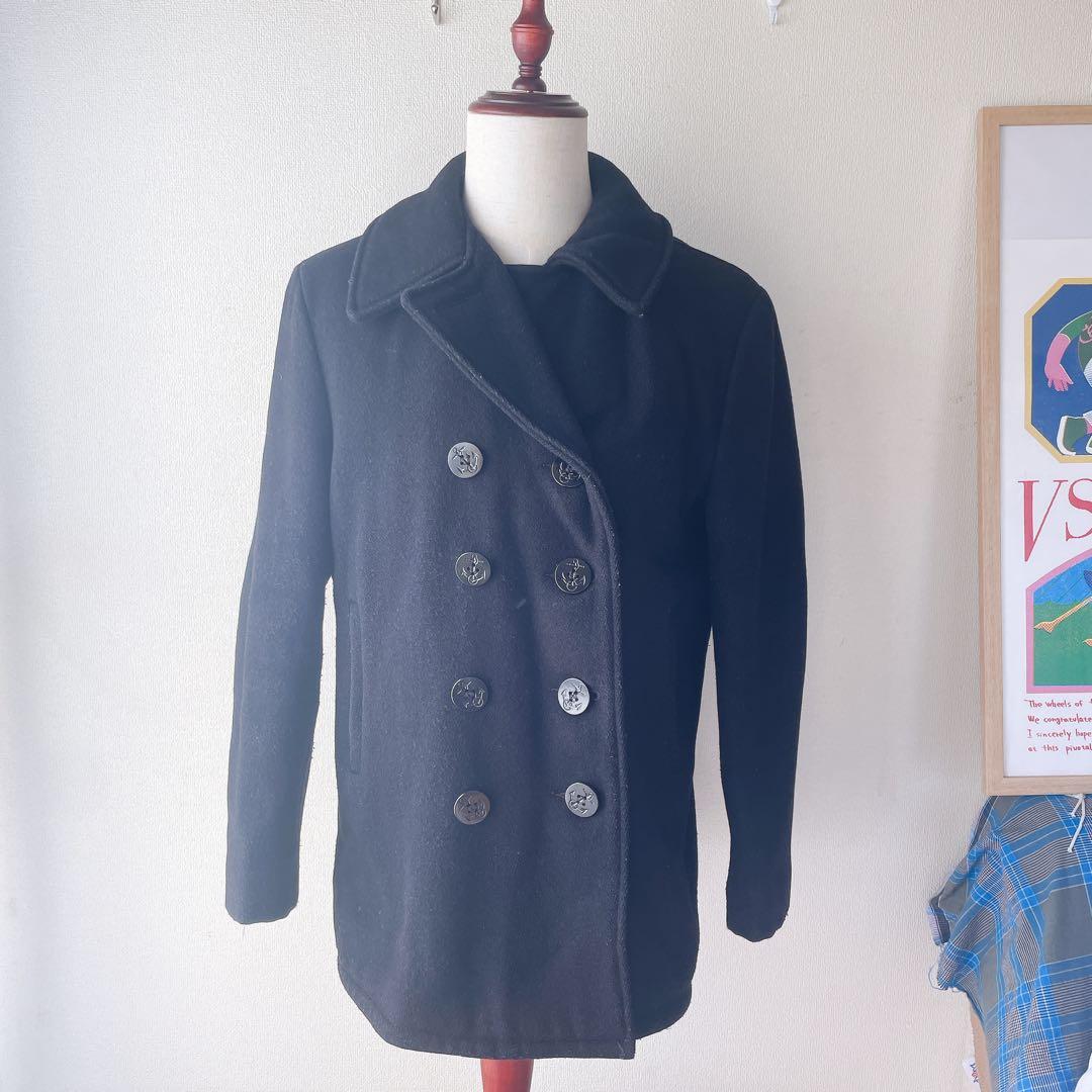 US NAVY Schott製 米軍 Pコート USA製 42