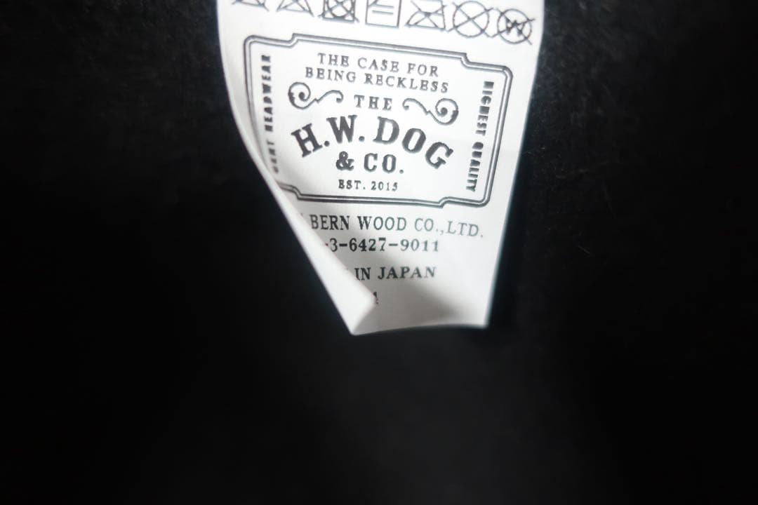 THE H.W.DOG&Co. トラベラーズハット サイズ34