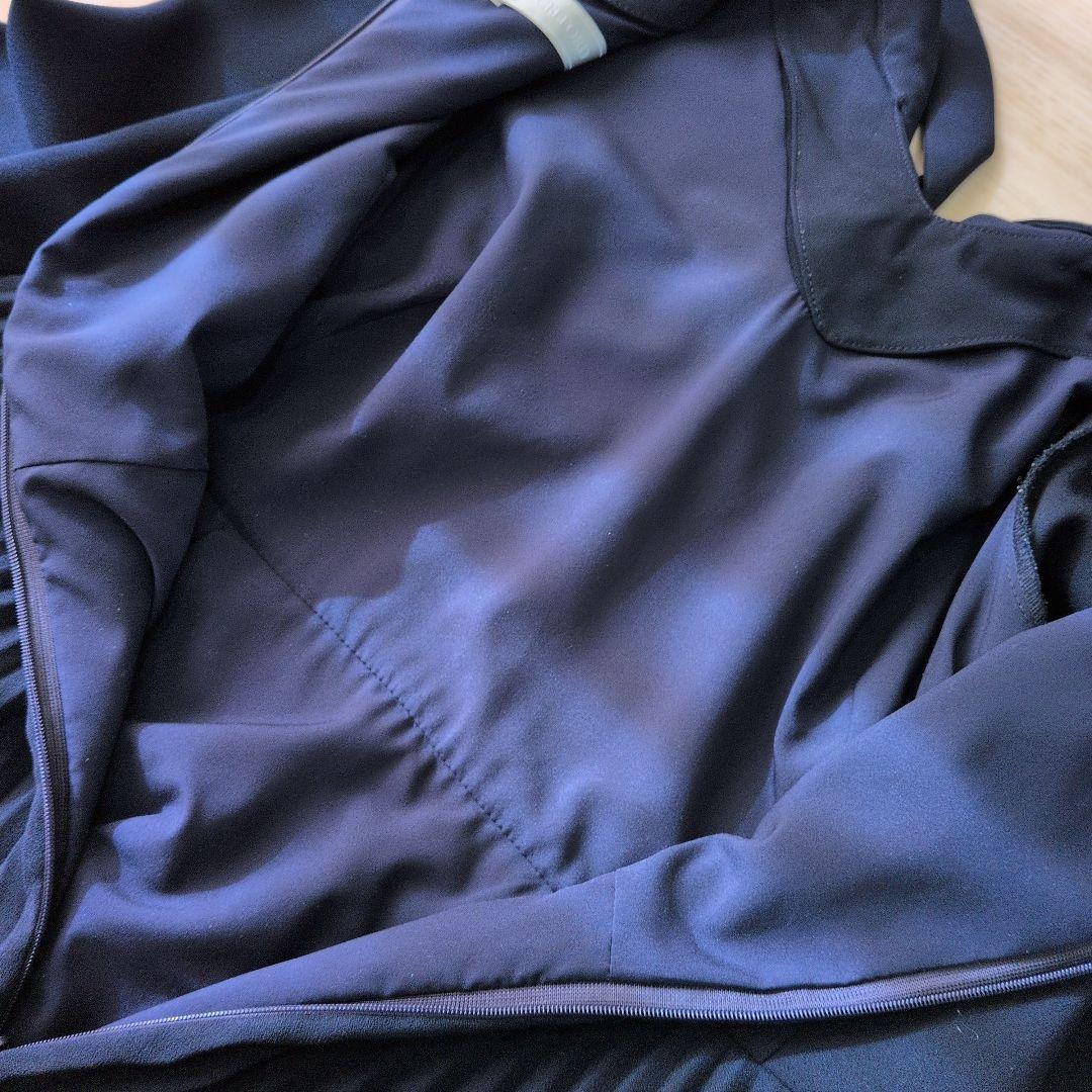 セルフォード ボウタイプリーツ ワンピース リボン 2WAY 襟 マキシ丈 36