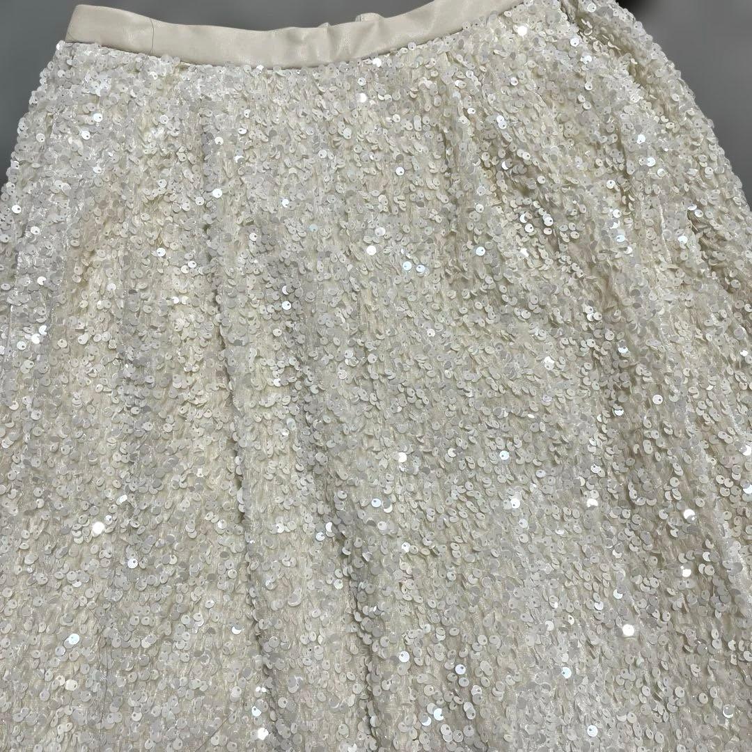 スパンコールワイドパンツ