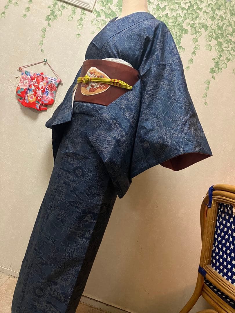 ❣️大島紬❣️藍染❣️４点フルセット❣️