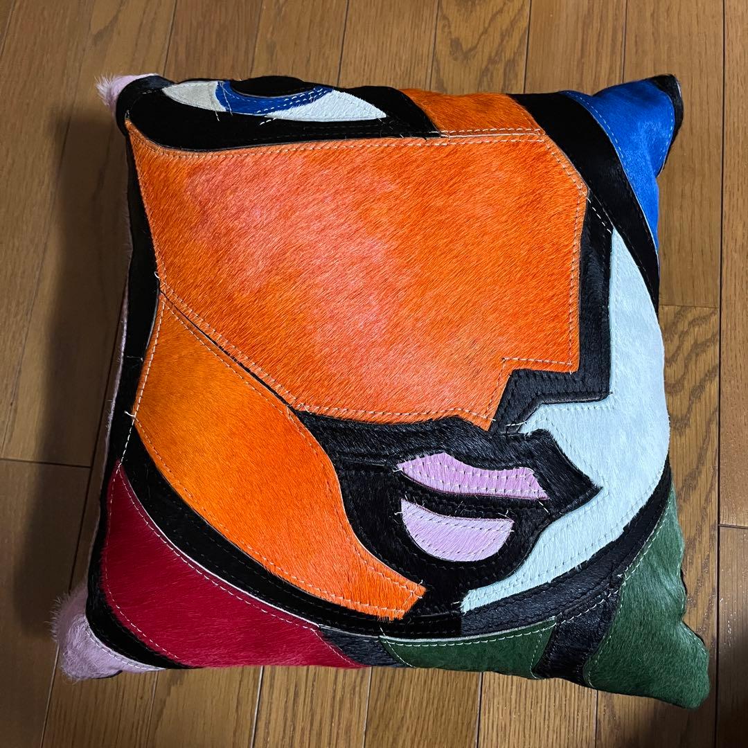 廃盤 KARE Cushion Abstract Lady Face 40×40