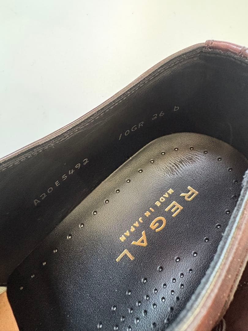 REGALストレートチップ内羽 フォーマルビジネスシューズ26cm 超美品❗️