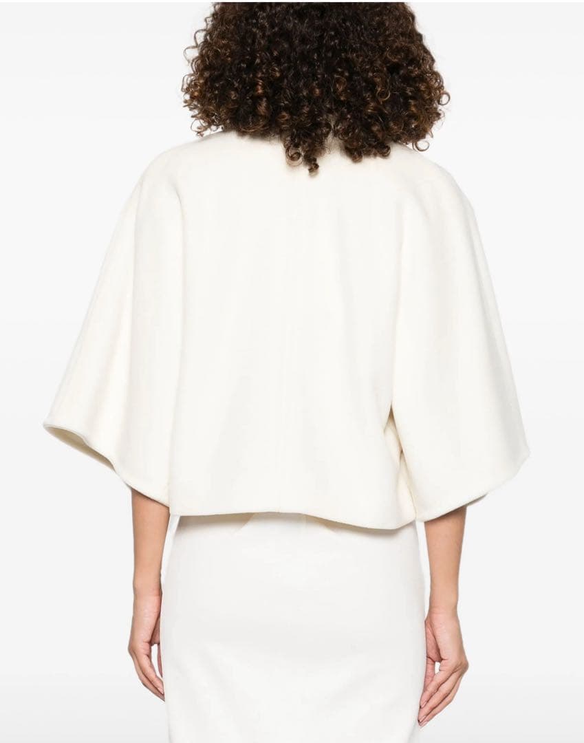 Max Mara 今期Galeaショートケープコート　34ホワイト