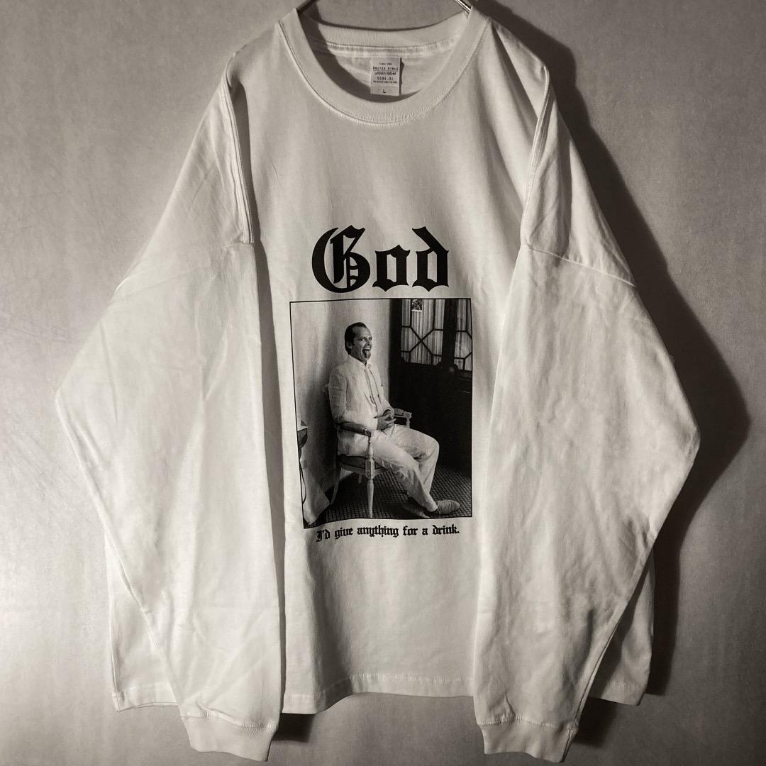 ジャック・ニコルソン　映画　ムービー　長袖　Tシャツ　5.6oz　一点物