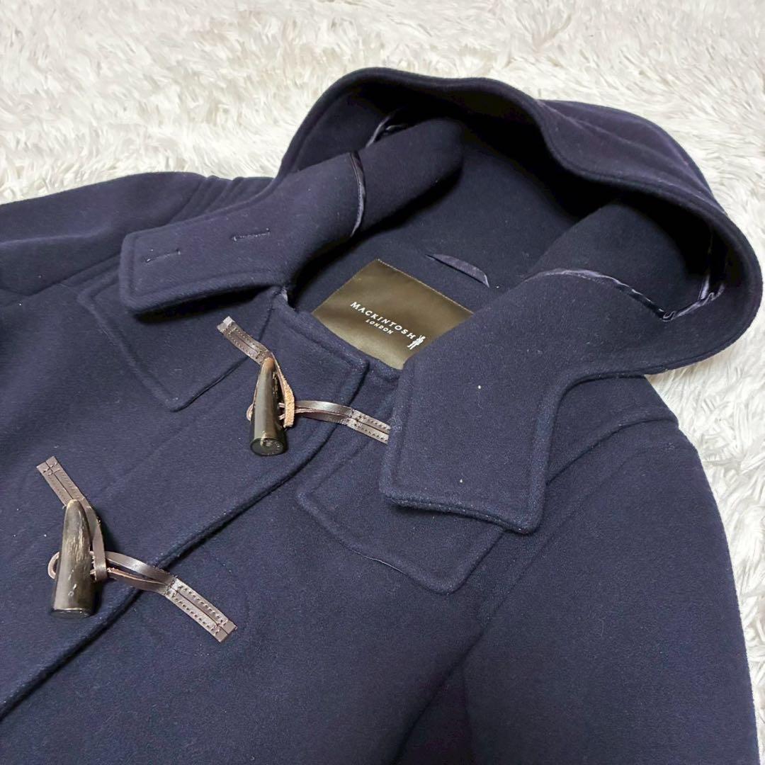 し*ん様 極美品/L マッキントッシュロンドン　ダッフルコート　ネイビー　カウレ