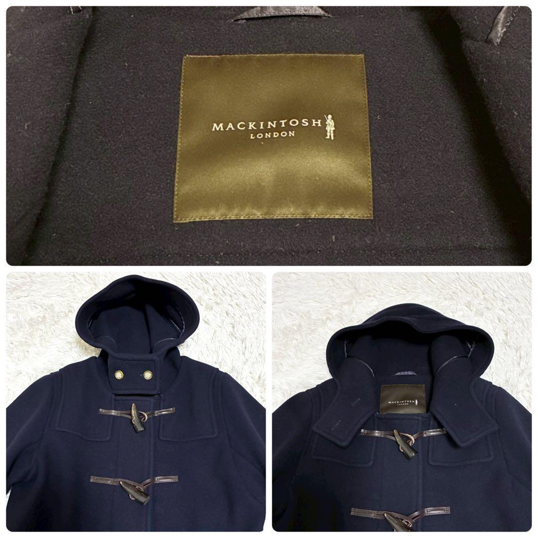 し*ん様 極美品/L マッキントッシュロンドン　ダッフルコート　ネイビー　カウレ