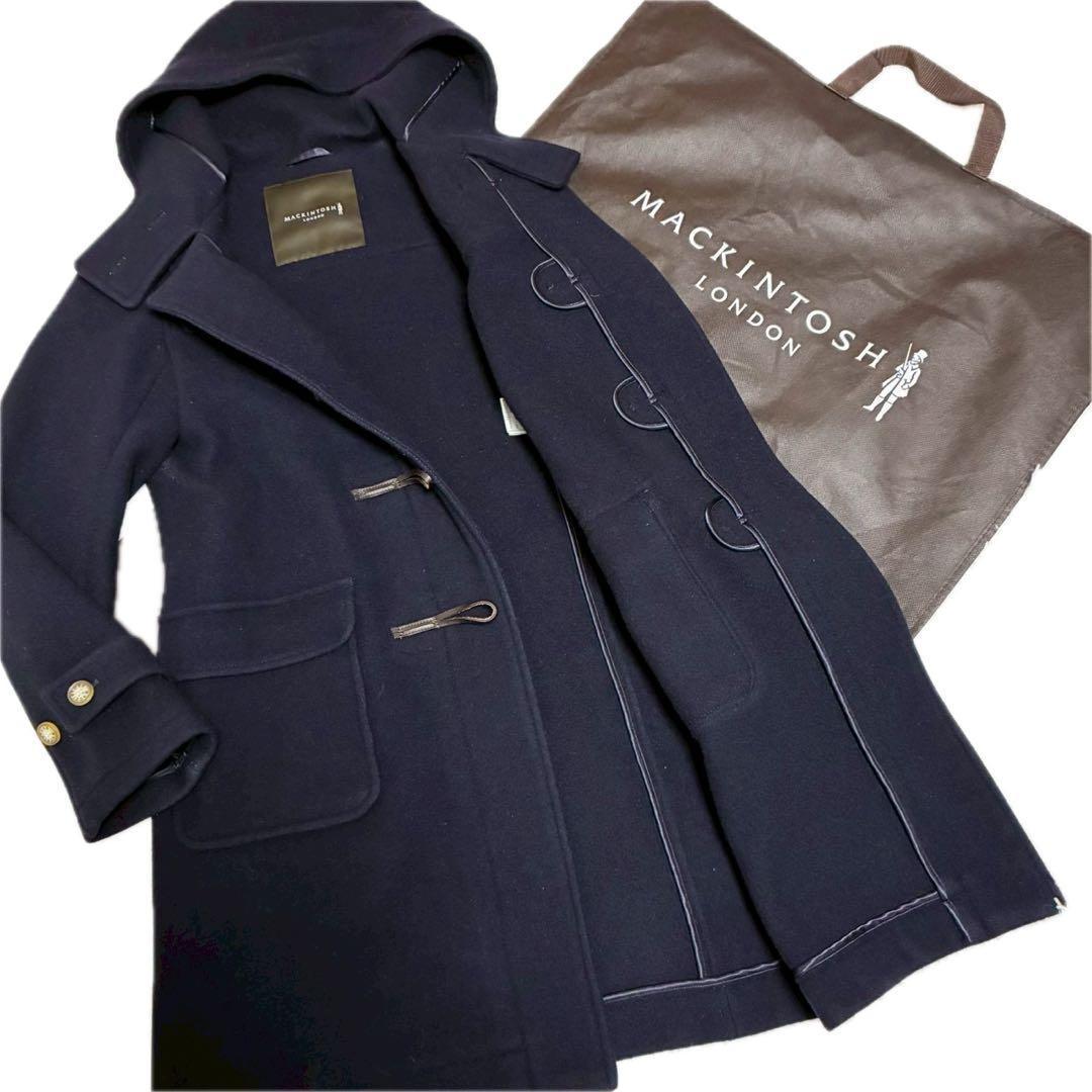し*ん様 極美品/L マッキントッシュロンドン　ダッフルコート　ネイビー　カウレ