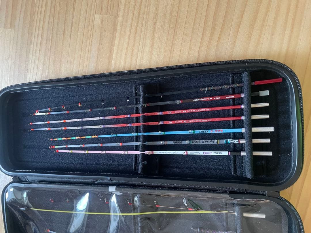 ダイワ、VARIVAS、LakeMasterSH、等穂先