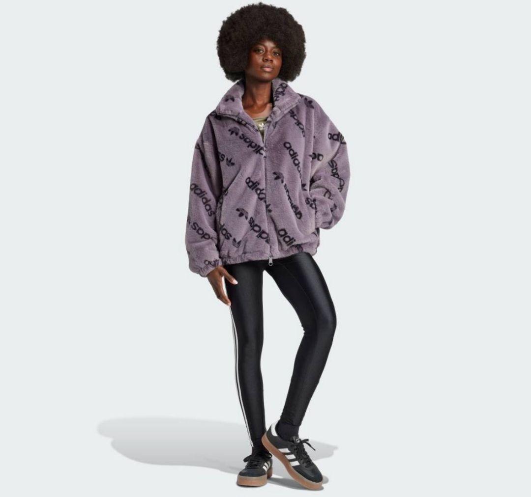 アディダス　adidas トーナル総柄プリント ファージャケット　IW5921