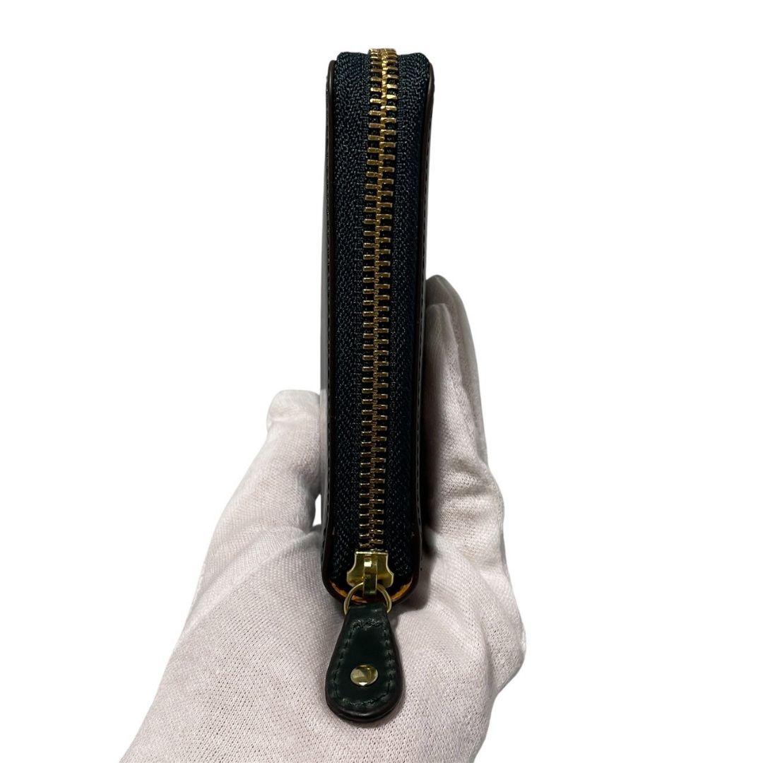 新品 ROCADO ロカド シェルコードバン 二つ折り財布 馬革 ダークグリーン