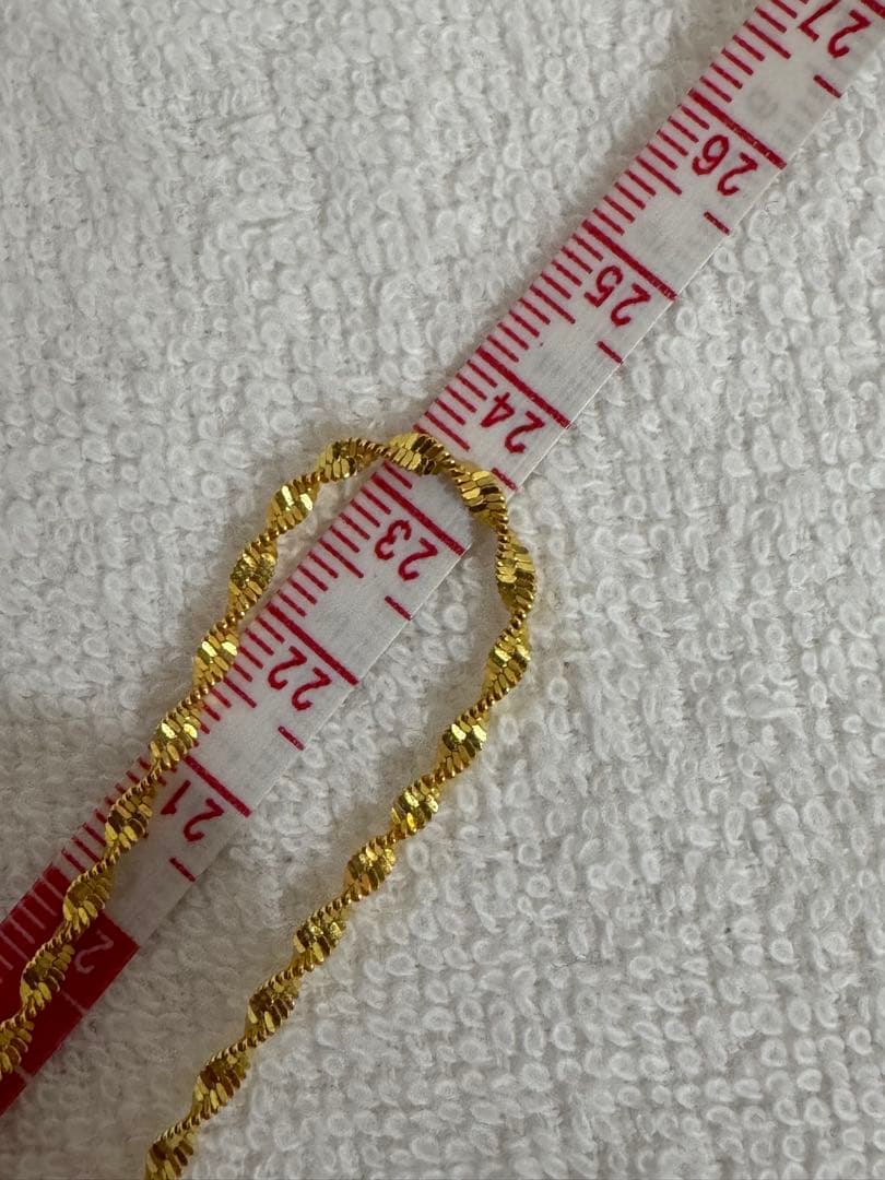 新品　ゴールド Cロゴ ネックレス　999刻印有り　5g 即購入可