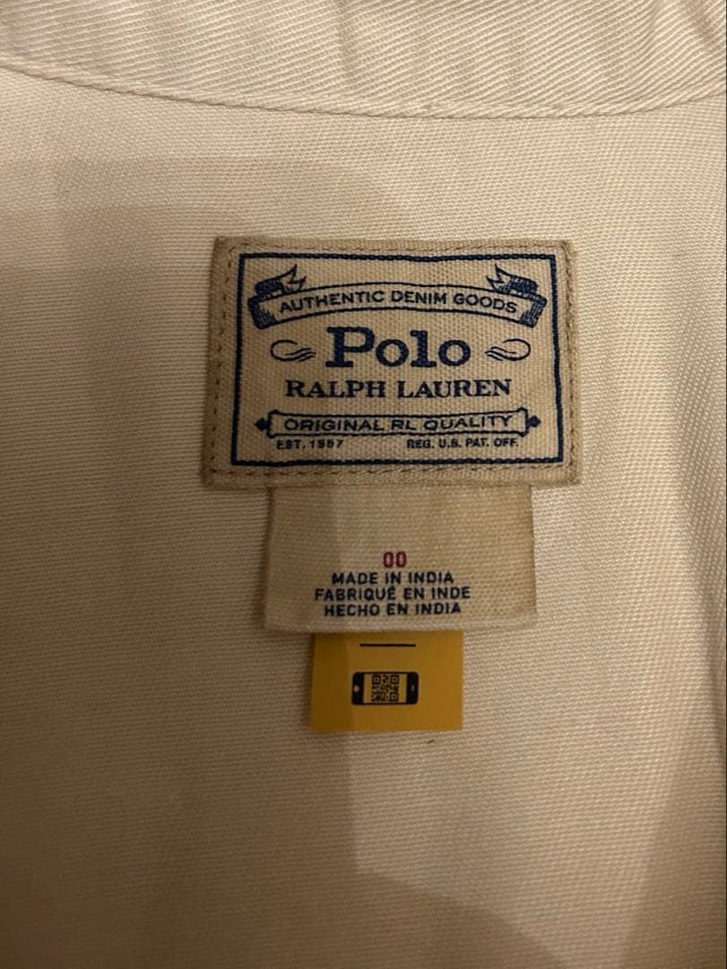 Polo Ralph Lauren アイボリー シャツワンピースS