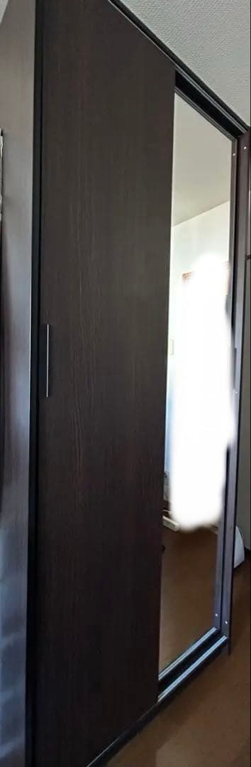 【ほのぼの】IKEA 全身鏡付きワードローブTRYSIL トリスィル