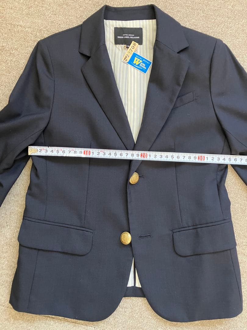 greenlevel relaxing男児スーツ　サイズ１３５　３点セット