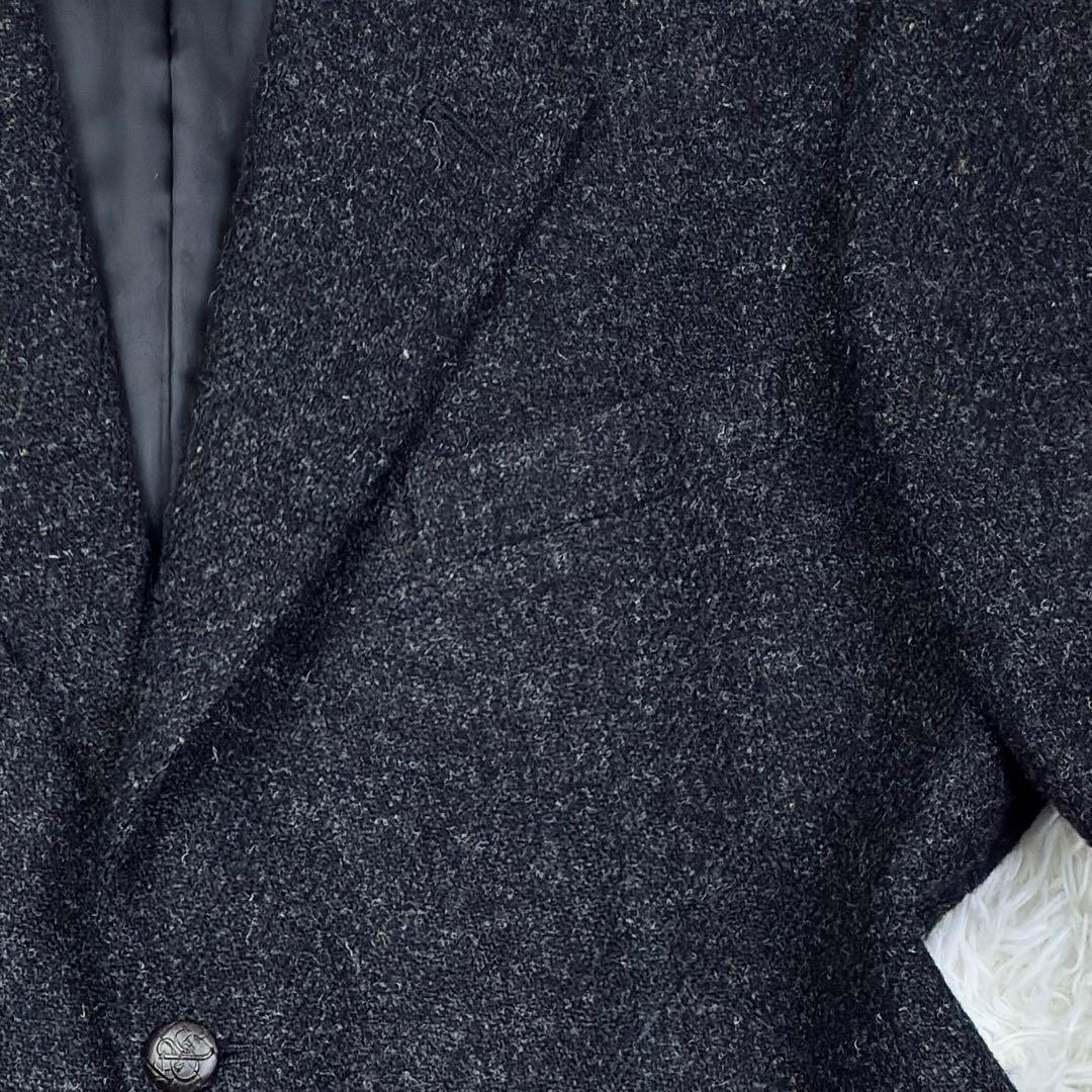 美品　ハリスツイード　ダーバン　ツイード　テーラードジャケット　胡桃ボタン　XL