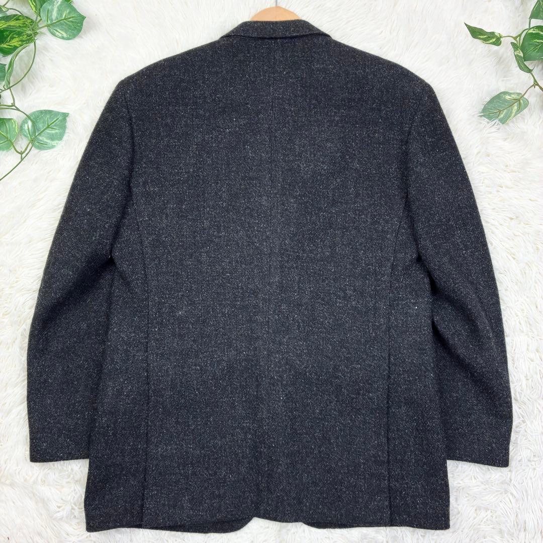 美品　ハリスツイード　ダーバン　ツイード　テーラードジャケット　胡桃ボタン　XL