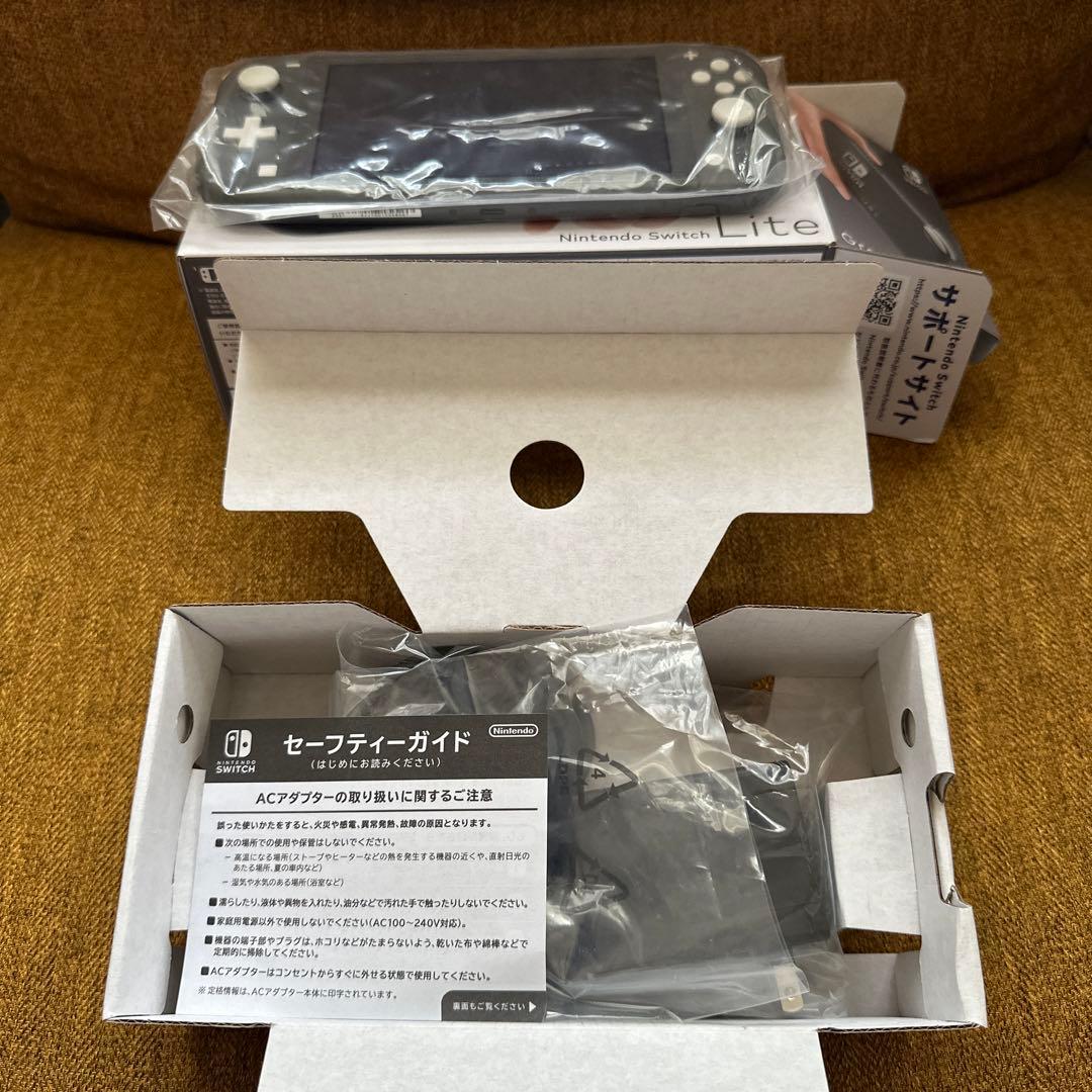 【プロフィール必読_moni】NintendoSwitch Liteグレー